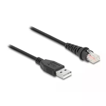 DeLOCK RJ50 to USB 2.0 Type-A Barcode Scanner Cable 3m F/UTP