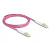 Optical Fiber Cable DeLOCK LC Duplex to LC Duplex OM4 2m