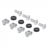 Cable holder DeLOCK 67033 Black Rack 96.2mm width
