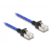 Network Cable DeLOCK RJ45 Cat.6A 1m Blue