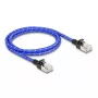 Network Cable DeLOCK RJ45 Cat.6A 1m Blue
