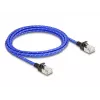 Network Cable DeLOCK RJ45 2m Cat6A U/FTP Blue