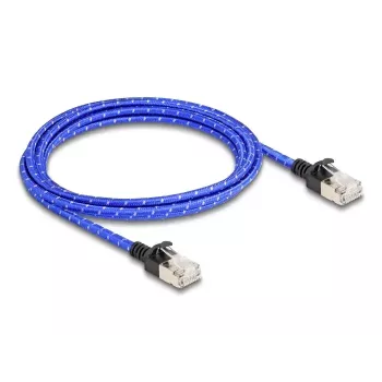 Network Cable DeLOCK RJ45 2m Cat6A U/FTP Blue