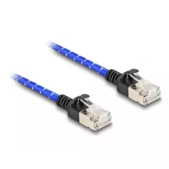 Network Cable DeLOCK RJ45 2m Cat6A U/FTP Blue