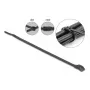 Releasable cable tie DeLOCK 19503 Polyamide Black 370mm 100pcs