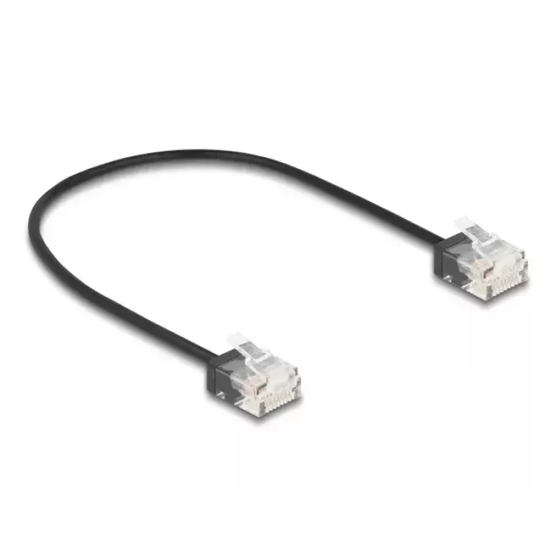 Network Cable DeLOCK RJ45 Cat.6 UTP 0.3m Black