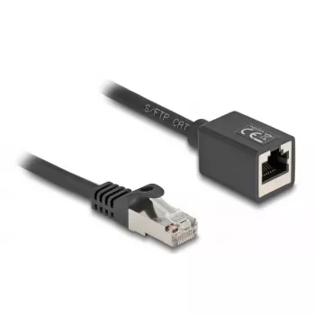 Networking Cable DeLOCK 88052 RJ-45 Cat6a 0.5m Black