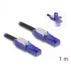 Networking Cable DeLOCK 80926 RJ-45 Cat6 1m Black Violet