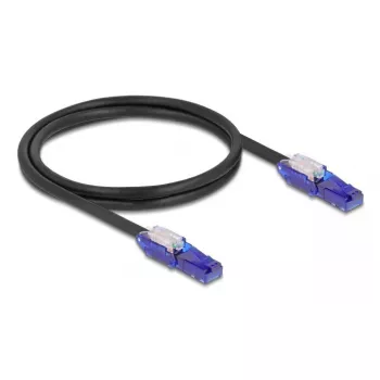 Networking Cable DeLOCK 80926 RJ-45 Cat6 1m Black Violet