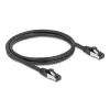 Networking cable DeLOCK 80571 RJ-45 Cat8.1 1 m Black