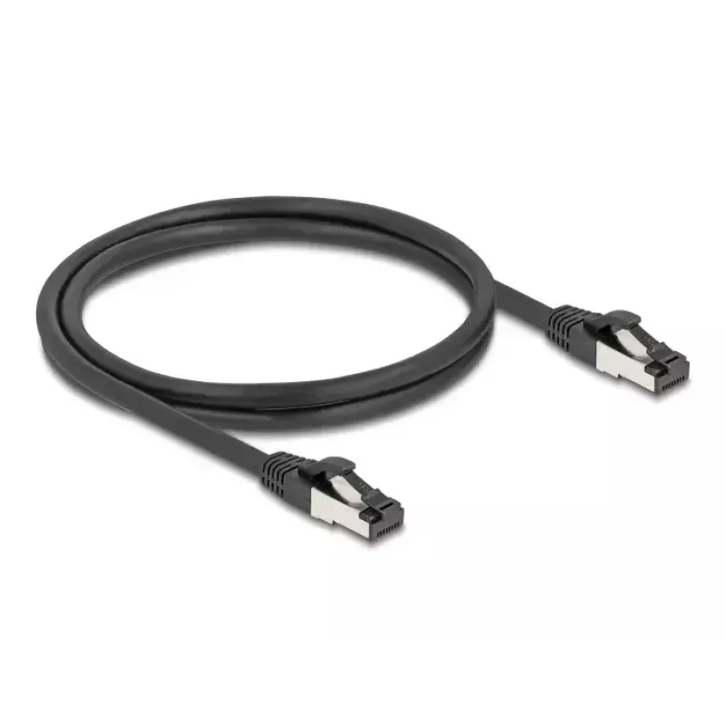 Networking cable DeLOCK 80571 RJ-45 Cat8.1 1 m Black