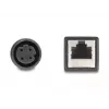 DeLOCK M12 Adapter Cable D-coded 4 pin female to RJ45 female 50 cm