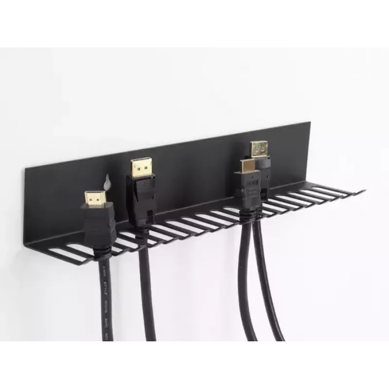 Cable holder DeLOCK 66729 318 x 65 mm black