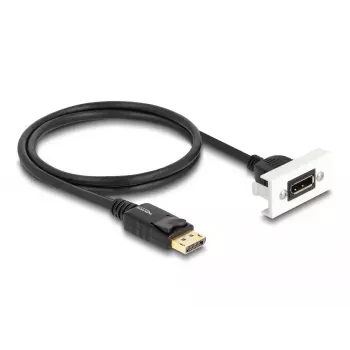 DeLOCK Easy 45 DisplayPort 8K 30 Hz Module with pigtail 22.5 x 45 mm
