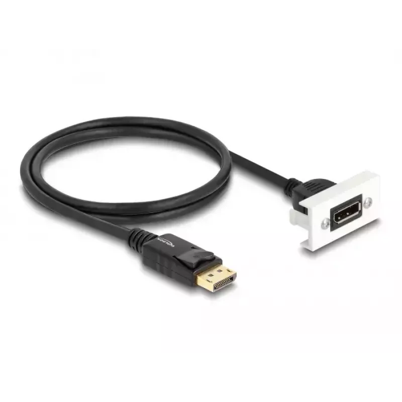 DeLOCK Easy 45 DisplayPort 8K 30 Hz Module with pigtail 22.5 x 45 mm