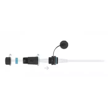 Network Cable DeLOCK 86701 RJ45 to RJ45 Cat.6A Black