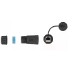 Network Cable DeLOCK 86701 RJ45 to RJ45 Cat.6A Black