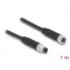 DeLOCK M8 4 pin Cable A-coded male to female PUR TPU 1 m