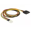 SATA Power Cable DeLOCK 0.6m 83879