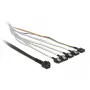 Cable DeLOCK 0.5m SFF-8643/4 x SATA 7p