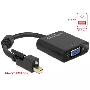 Video Cable Adapter DeLOCK 62641 Mini DisplayPort to VGA 0.25m
