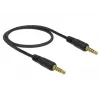Audio Cable DeLOCK 85695 0.5m 3.5mm Black