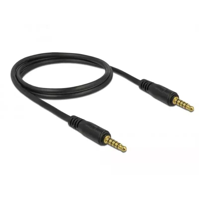 Audio cable DeLOCK 85696 1m 3.5mm Black