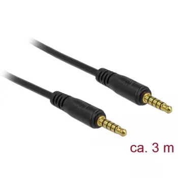 Audio Cable DeLOCK 85698 3m 3.5mm Black
