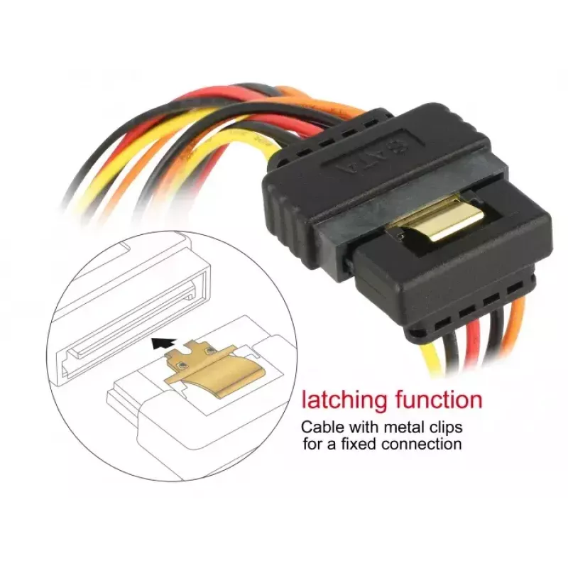 SATA Cable DeLOCK 60159 0.3m Multicolour