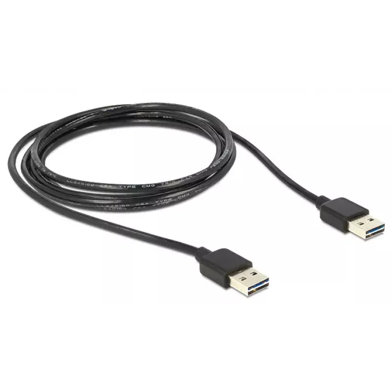 USB Cable DeLOCK 5m USB 2.0 A USB A Black