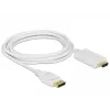 Video Cable Adapter DeLOCK 83819 3m DisplayPort HDMI White