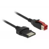 Power Cable DeLOCK 85480 4m PoweredUSB Black