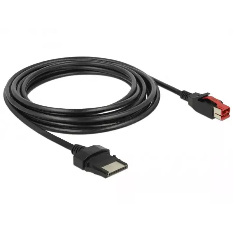 Power Cable DeLOCK 85480 4m PoweredUSB Black