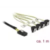Internal power cable DeLOCK 85687 1 m Mini SAS SFF-8087 to 4 SATA