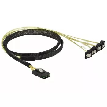 Internal power cable DeLOCK 85687 1 m Mini SAS SFF-8087 to 4 SATA
