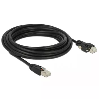 Networking Cable DeLOCK 85670 RJ-45 Cat6 5 m Black