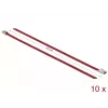 Cable Tie DeLOCK 18777 Steel Red 200mm 10 pcs