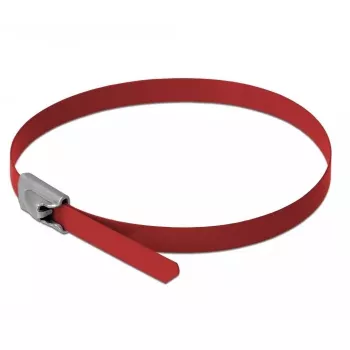 Cable Tie DeLOCK 18777 Steel Red 200mm 10 pcs