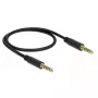 Audio Cable DeLOCK 85790 0.5m 4.4mm Black