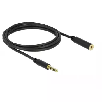 Audio Cable DeLOCK 85797 2m 4.4mm Black