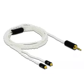 Audio Cable DeLOCK 85848 1.2m 2.5mm 2x MMCX White