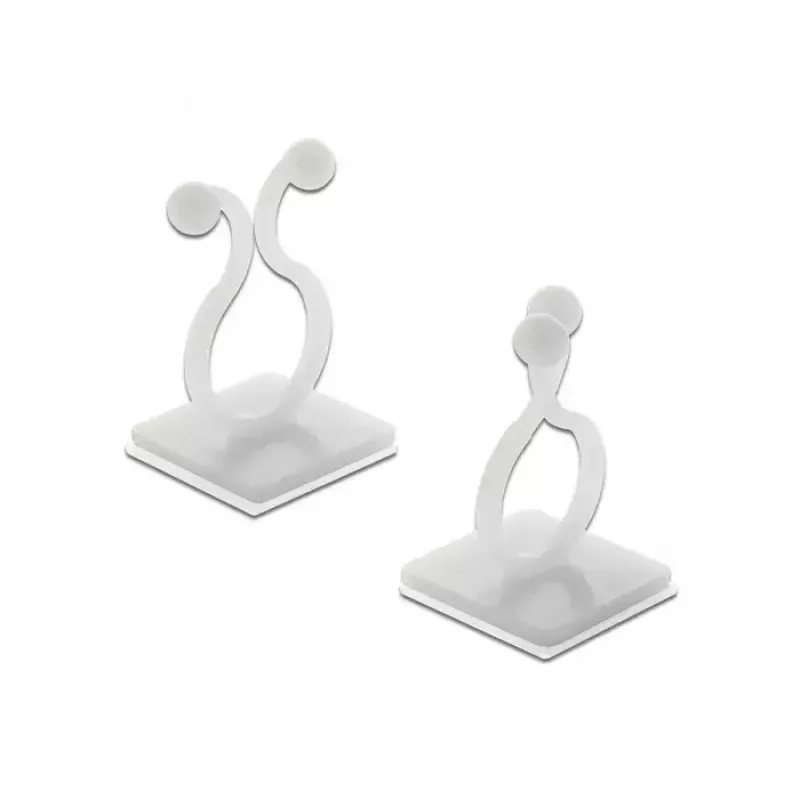 Cable hook DeLOCK 60175 natural 10 pieces