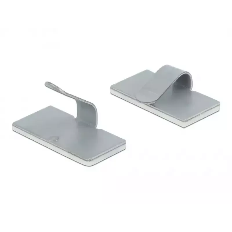 Cable clamp DeLOCK 60184 Satin steel 10 pc(s)
