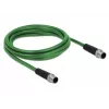 Network Cable DeLOCK 85918 RJ45 DIN EN 60811-C2-1 2m Black