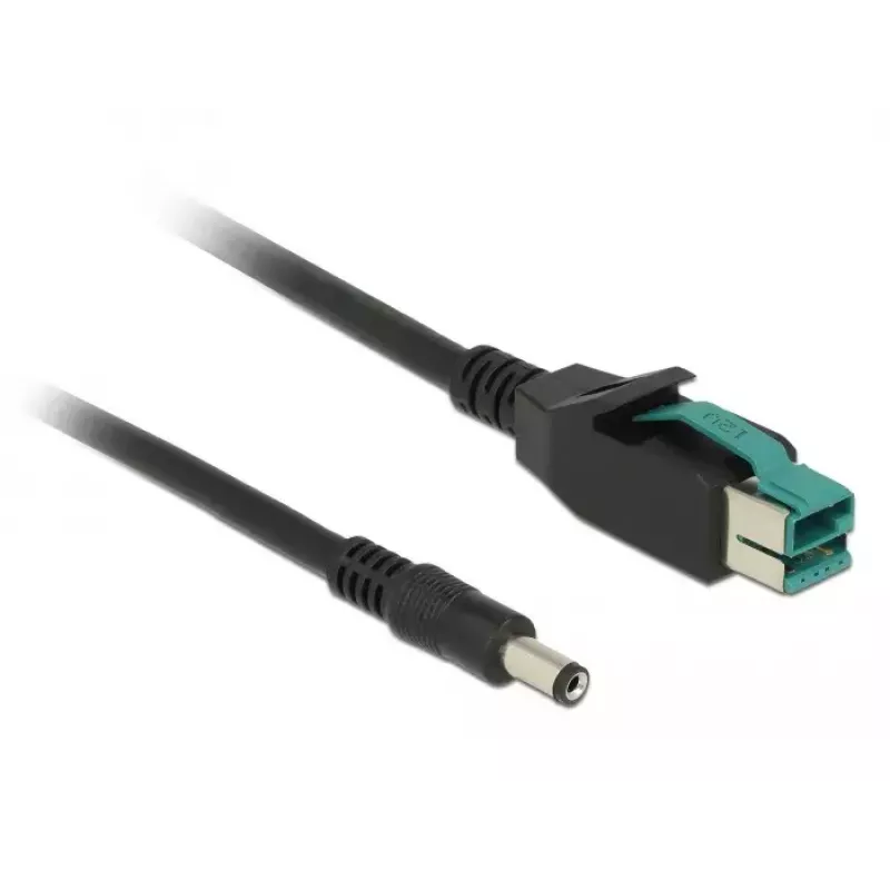 Power Cable DeLOCK 85497 1m PoweredUSB Black