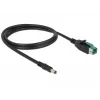 Power Cable DeLOCK 85497 1m PoweredUSB Black