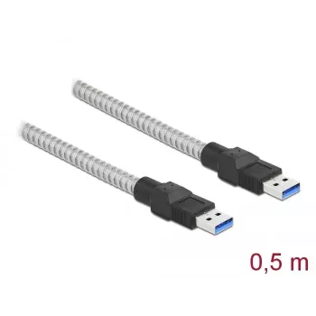 USB 3.2 Gen 1 Cable Type-A male to Type-A male DeLOCK 86774 0.5 m