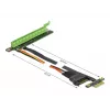 Riser Card DeLOCK PCI Express x1 to x16 with flexible cable 80 cm