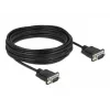 Serial Cable DeLOCK 86577 Black 10 m RS-232 Sub-D9