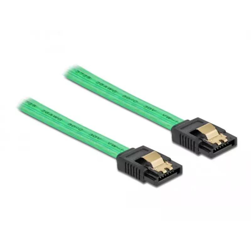 SATA Cable DeLOCK 82064 0.3m SATA 7-pin Green